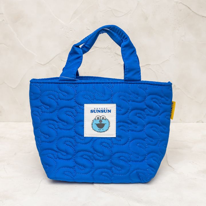 パペットスンスン キルティング生地ランチバッグ