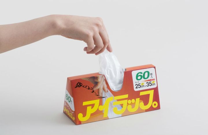 ワンタッチで取り出せる「アイラップ」（岩谷マテリアル提供）