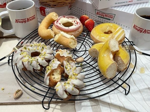 春ドーナツで食感の違いを楽しむ