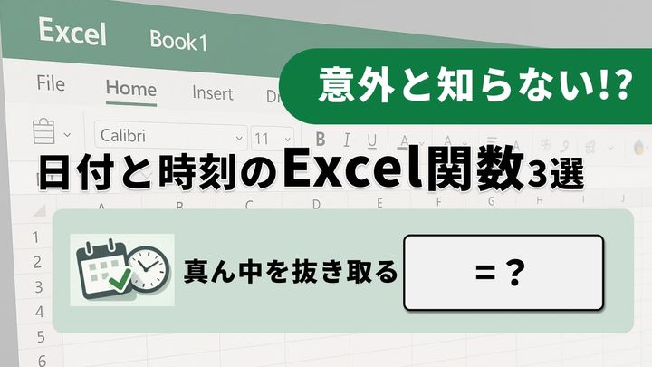 【Excel抽出】「住所の分割、手打ちで修正？」特定の文字だけを抜き出す抽出テクニック3選