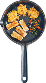 【お弁当】フライパンひとつで3品同時にできあがり♪「ひじきおにぎりとピカタ弁当」のレシピの画像3