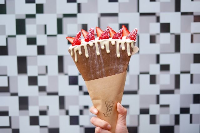 クレープとエスプレッソと堀江