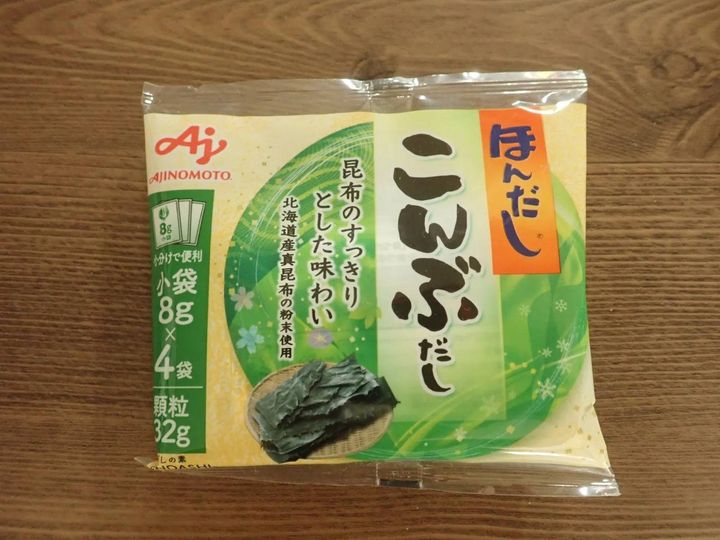 DAISO(ダイソー)：味の素 ほんだしこんぶだし小袋 8g 4袋入