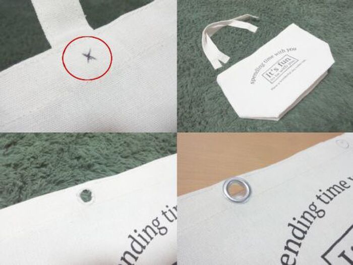 ダイソートートバッグをショルダーバッグにリメイク！