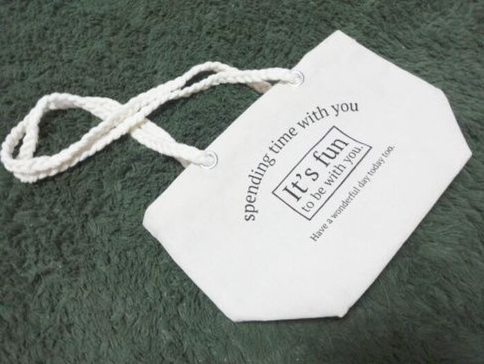 【ダイソー】200円トートバッグがおしゃれなショルダーバッグに大変身♡お気に入りを見つけたら即マネして～！