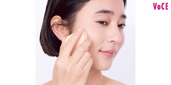 スポンジで叩き込む