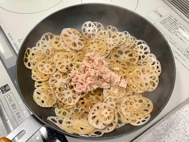 れんこんとツナのきんぴら