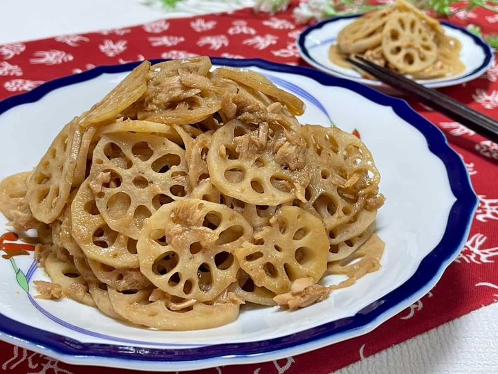 れんこんとツナのきんぴら