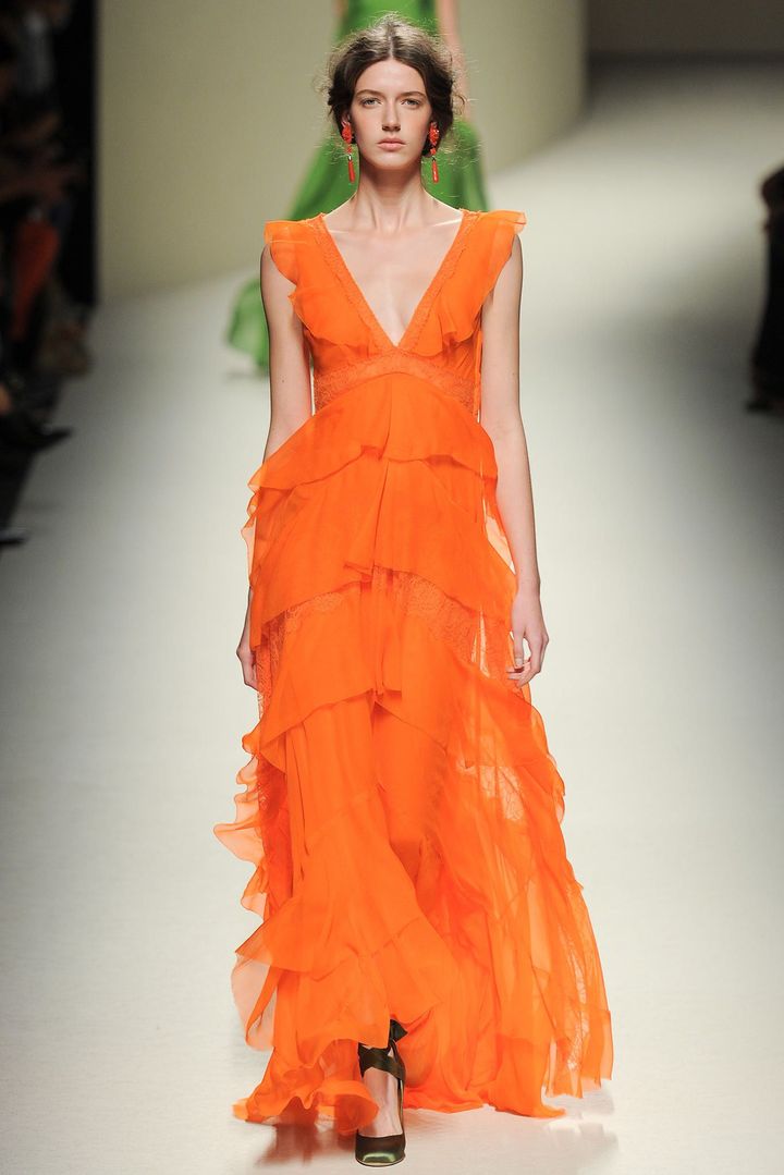 アルベルタ フェレッティ 2014年春夏コレクションより。