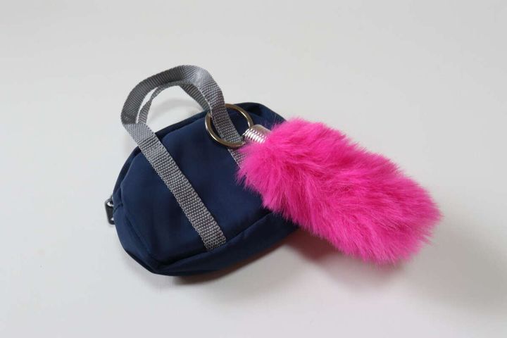 キーホルダー（しっぽ、8cm） 取り付け