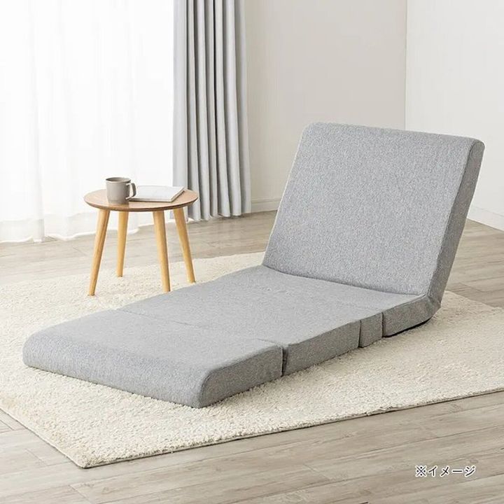 カインズ CAINZ 座椅子としても使えるリクライニングソファ グレー