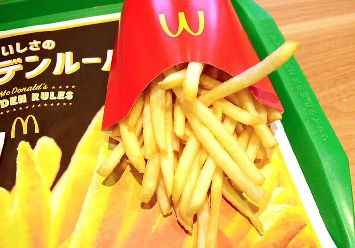 提供したての「マックフライポテト」は、やはり格別のおいしさ