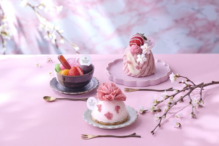 シェラトン・グランデ・トーキョーベイ・ホテル「トスティーナ」いちご×桜 スイーツ&ベーカリー