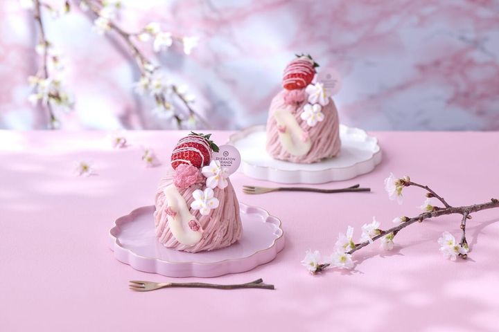 桜モンブラン
