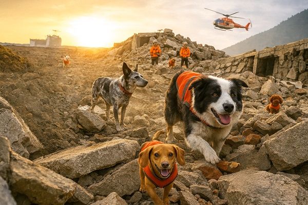 「日本の災害救助犬の現状と未来を考えるシンポジウム」、東京会場＆オンラインで開催