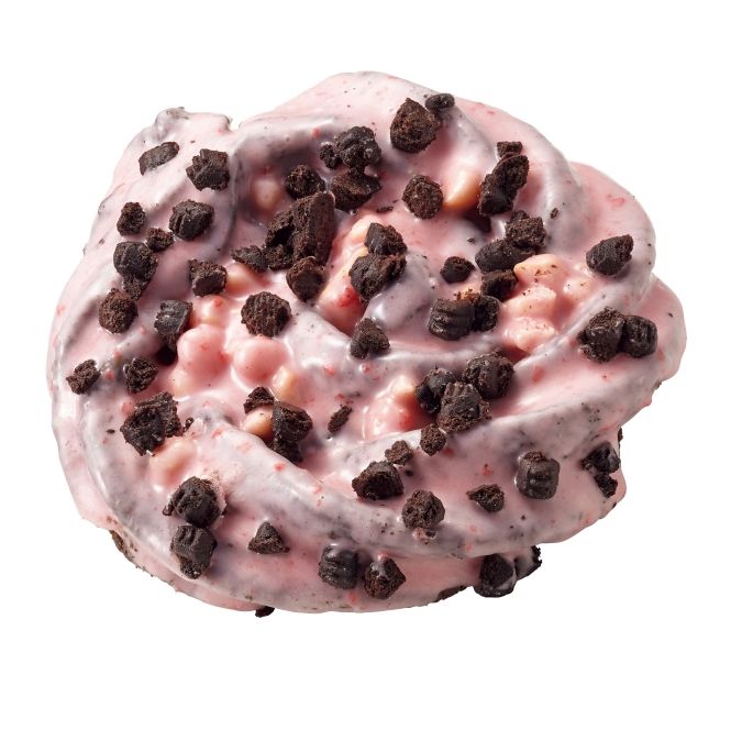 ファミリーマート ピンクなブラックサンダー クッキードーナツ（いちご）