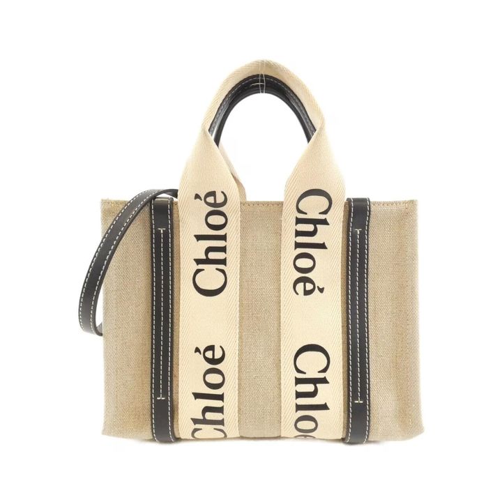 クロエのベージュのウッディバッグ