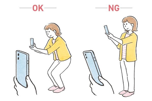 基本のコツ「カメラの構え方」