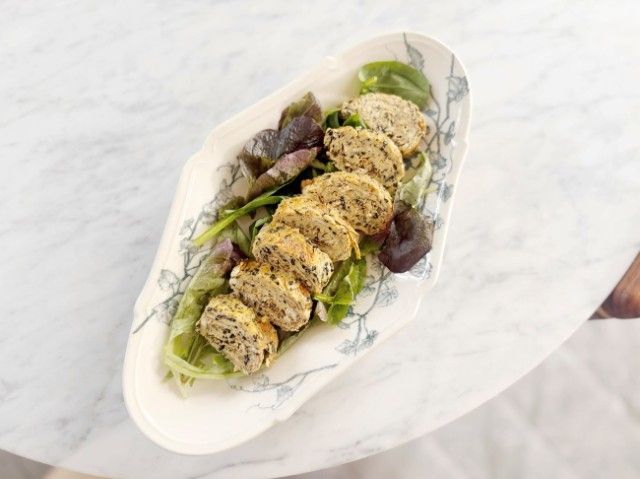 黒ごま×ツナの薬膳卵焼き