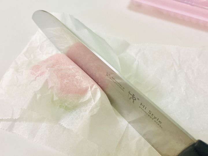 【男の子ママもひな祭り】菱餅に憧れて三色だんごを購入→なんちゃってが完成「サイズ感がちょうどいい」