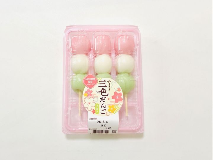 【男の子ママもひな祭り】菱餅に憧れて三色だんごを購入→なんちゃってが完成「サイズ感がちょうどいい」