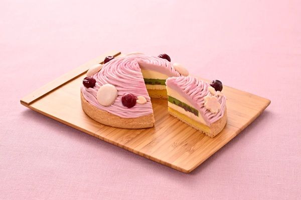 「銀座ル・ブラン」が、オンライン限定商品「桜と抹茶のモンブラン」を発売！