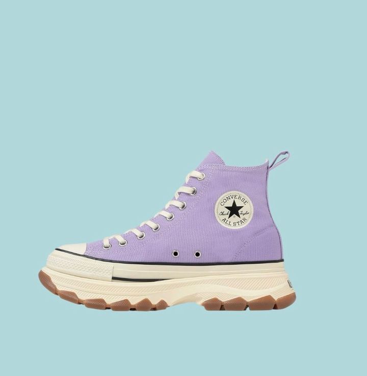 【3月発売】コンバースのライトパープルスニーカー♡
