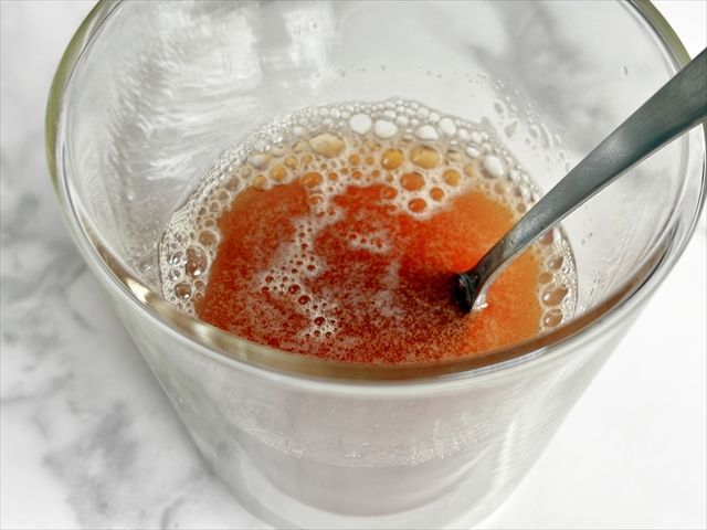 ネスカフェ クーラー ラズベリー 作り方２