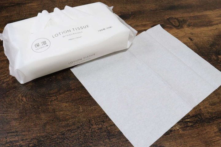 ローションティッシュ ソフトパック サイズ感