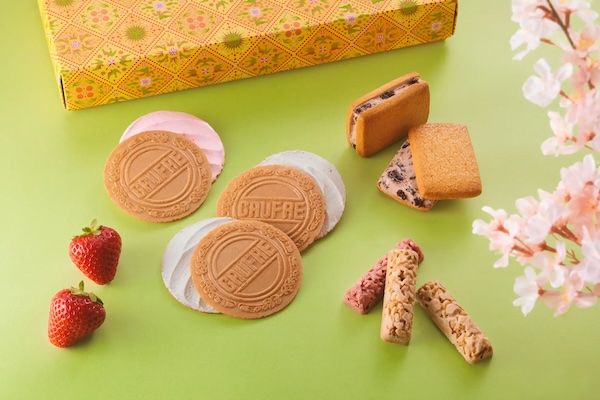さくらのプティゴーフルやクリームサンドなど、上野凮月堂から春の期間限定商品登場！