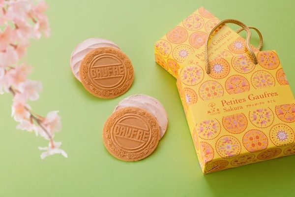 さくらのプティゴーフルやクリームサンドなど、上野凮月堂から春の期間限定商品登場！