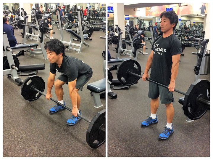 バーベルデッドリフト