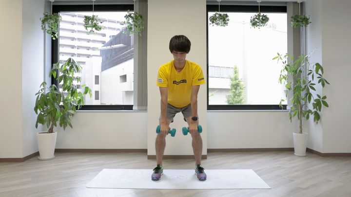 ベントオーバーリアレイズスタートポジション