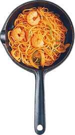 【お弁当】3品まとめてフライパンでボイル！ ラップで作るソーセージ入り「ナポリタン弁当」の画像4