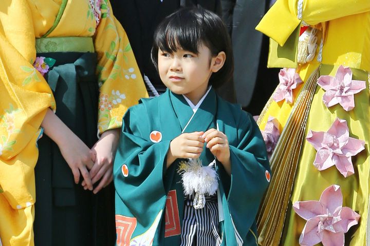 約9年前の寺田心さん／撮影：2017年04月、時事）