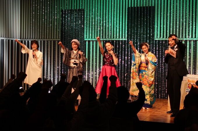 石川みゆきアナウンサー、竹野留里、マルシア、出光仁美、中山秀征