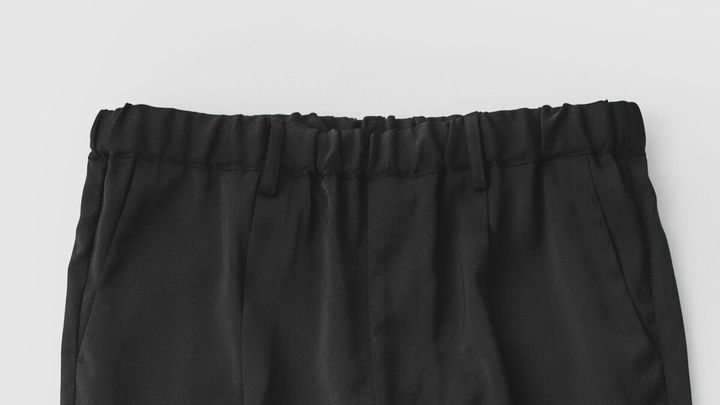 DAWNCE タックワイドイージースラックス ウエスト部分より