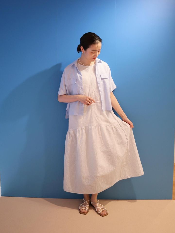 春夏シーズンにたくさん着まわしたい白ワンピース 出典：StyleHint