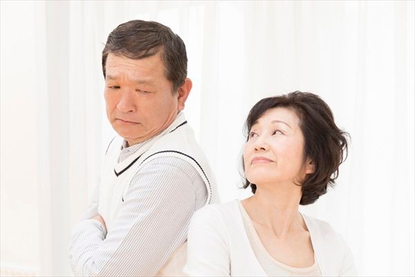 熟年離婚が増加傾向