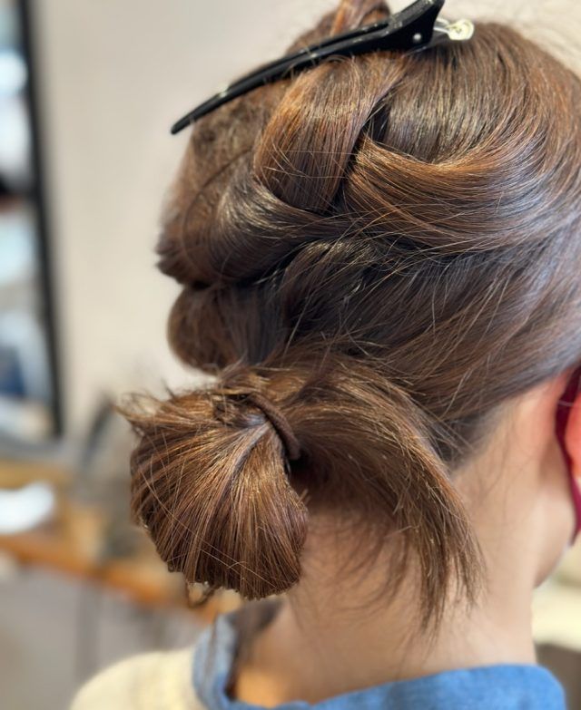 簡単まとめ髪アレンジ