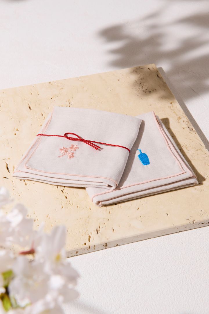 オリジナル 刺繍ハンカチ —SAKURA— 1,760円