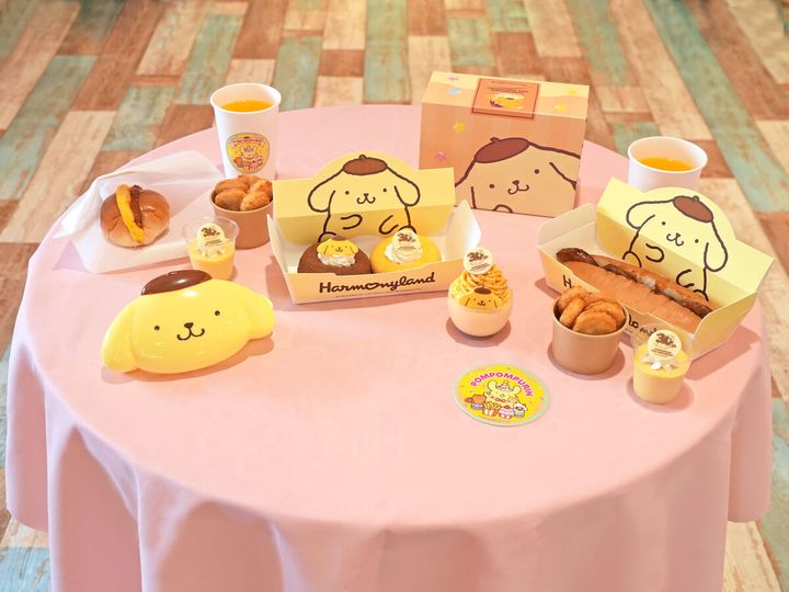 ポムポムプリンの30周年を華やかに彩る第1弾メニューが登場