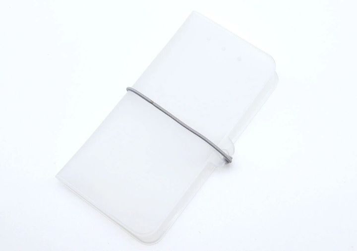 ダイソー くるっとまとまるフラットポーチ（fun trip）