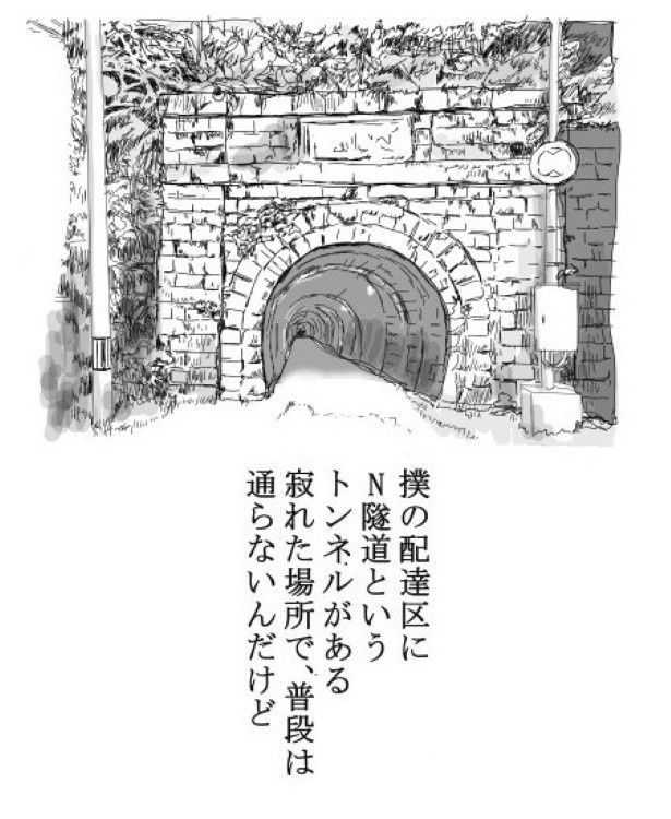 隧道(ずいどう)とはトンネルのことである 送達ねこ(@jinjanosandou)