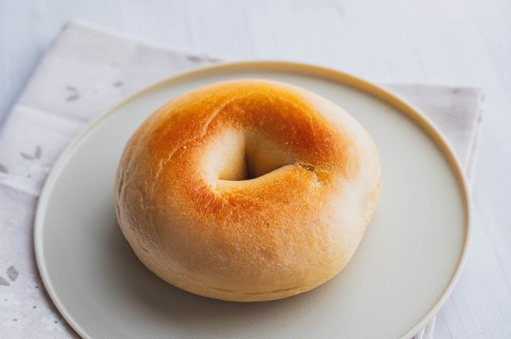 リベイク トーストで加熱したベーグル