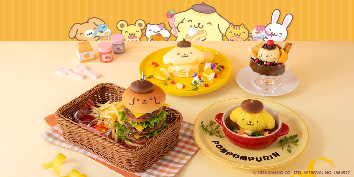 ぷくぷくまんぷくで幸せになれるメニューや雑貨！サンリオ「ポムポム