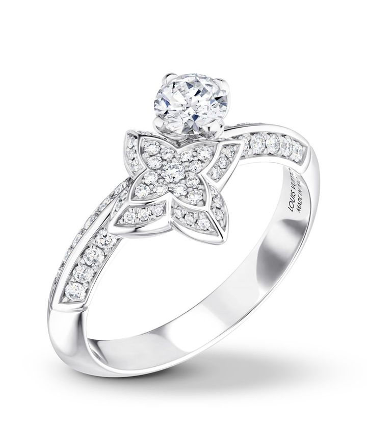 「LV ダイヤモンド」リング（WG×ダイヤモンド）￥891,000〜