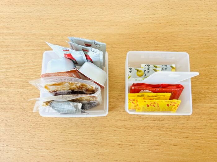 【セリア】『2段式』収納で冷蔵庫がスッキリ♪「無駄な空間がなくなった」「仕分けもばっちり」