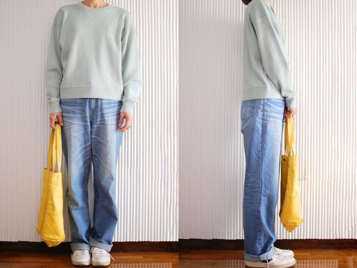 【ユニクロ：シー】え、12色もあるの？スウェットのような着心地で40代にも大人気。春コーデにイチ押しです