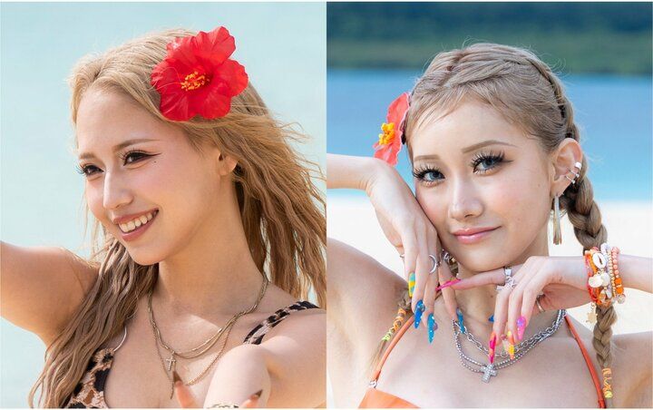 【写真・画像】「ほぼラヴ上等」令和ギャルたちの鮮やかなビキニ姿に絶賛の声「うわ、可愛い〜！」 1枚目